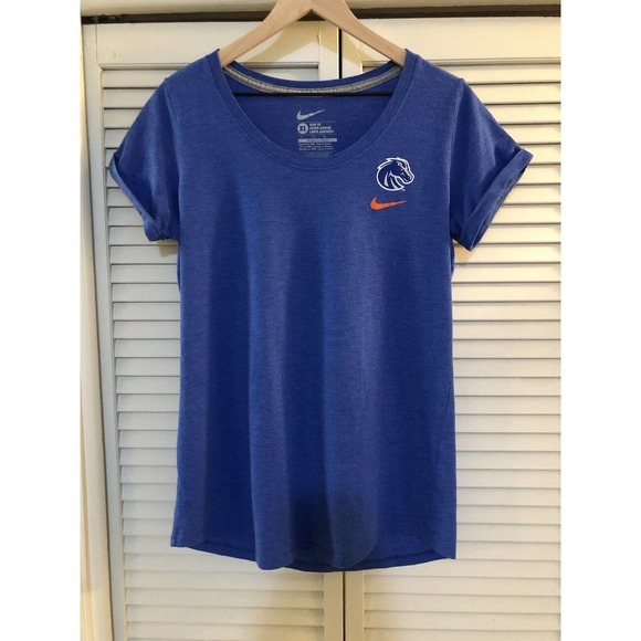 Nike Tops - Nike Women’s Denver Broncos Slim Fit Tee XL Blue
